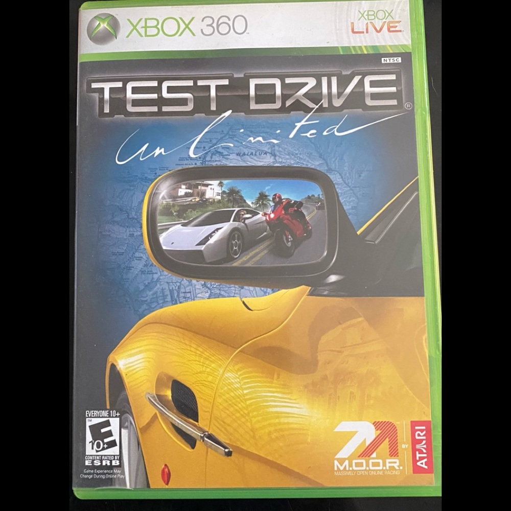 Test drive racing game. Xbox 360